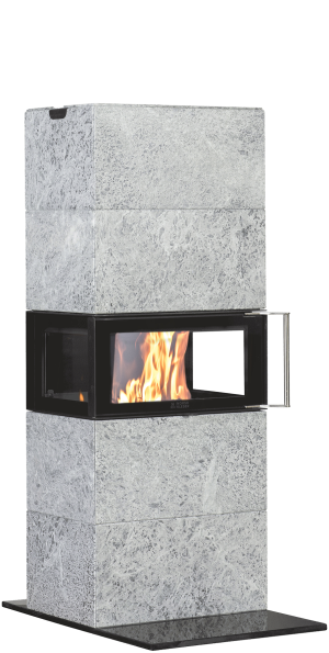 Domino 2+2 täljstenskamin från Norsk Kleber