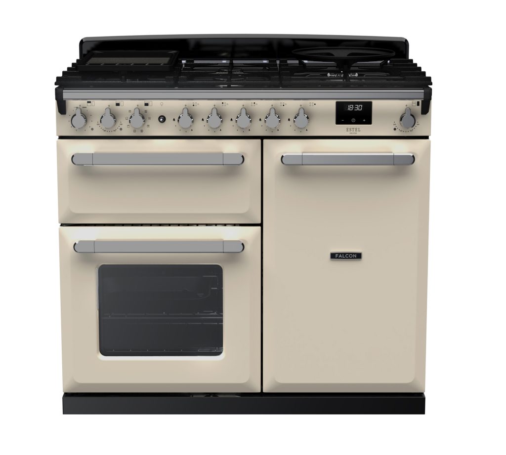 Pale cream/borstad krom